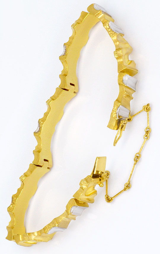 Foto 3 - Original Lapponia Designer-Gold-Armband Golden Rock 14K, K2346